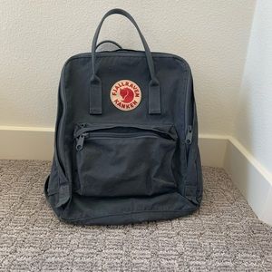Gray Fjallraven Kånken  backpack